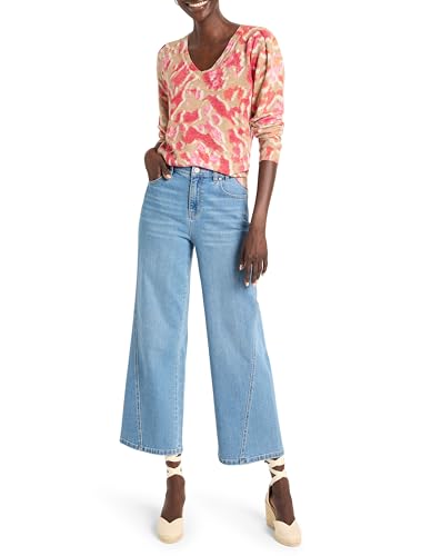 NIC+ZOE Women's Painted Ikat Sweater