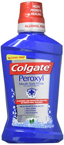 Colgate Peroxyl Mouth Sore Rinse, Mild Mint, 16.9 oz
