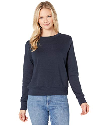 Alternative Cotton Modal Interlock Pullover Crew Neck Sweatshirt Midnight XL