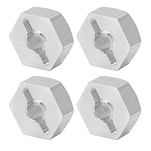 Adaptador de Cubo de transmisión Hexagonal de Rueda de aleación de Aluminio de 14 mm para 144001 124018 Repuestos de automóvil RC 124018‑1950 Accesorios para Modelos de Coches