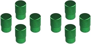 Juego de 2 tapones para válvulas de neumáticos de coche, bicicleta, automático, a prueba de polvo, color verde