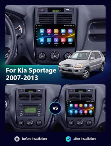 Pantalla Carplay inalámbrica para Kia Sportage: olvida los cables con Android Auto y Bluetooth 2