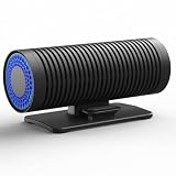 QUEENTY Car Air Purifier,Dual-fan air purifier for car with H13 HEPA filter helps you achieve twice purification efficiency,car accessories with essential oil diffuser for home,office,travel use