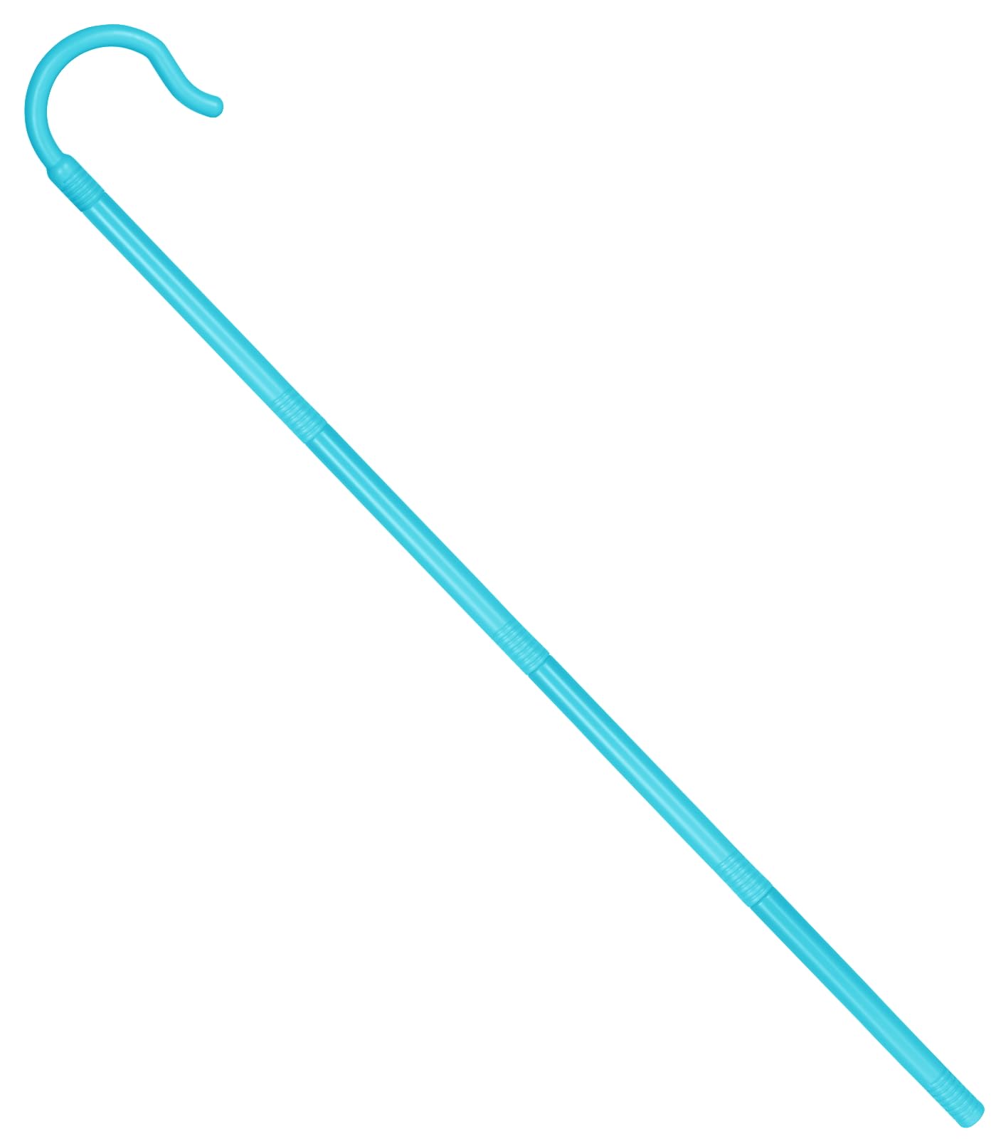 Spinosaurus 45" Shepherd's Staff Shepherd Crook Halloween Shepherd Nativity Costume Accessories Plastic Shepherd's Stick Blue Dress Up Cane Prop