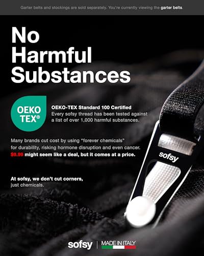 sofsy 4-Strap Retro Lace Garter Belt with Custom Metal Clips | Adjustable High Waist Mesh Lingerie for Women's Stockings2