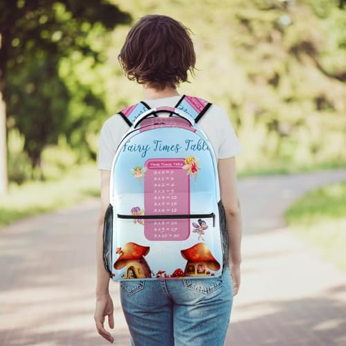 Sac à dos féerique multicolore avec tables de multiplication, cadeau idéal - 6