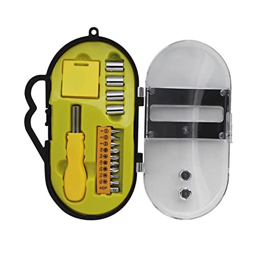 Leichtes 14-in-1-Werkzeugset Mit Maßband Zange Zange Steckschlüsseleinsätzen Multibit Reparaturwerkzeug Geburtstagsgeschenk Für Männer Und Frauen Reparaturwerkzeug Kleines Zangenbandmaß