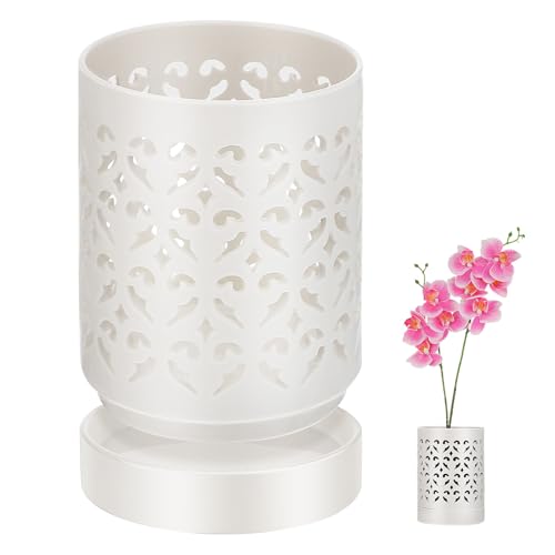 Pot à orchidées en terre cuite émaillée ajouré maison - 2