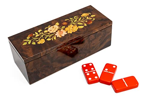 Juego de Dominó Profesional Deluxe con Caja de Madera miniatura 1
