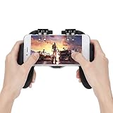 Ciciglow Mobilny kontroler gier PUBG, uchwyt do gier dla smartfona z wentylatorem chłodzącym