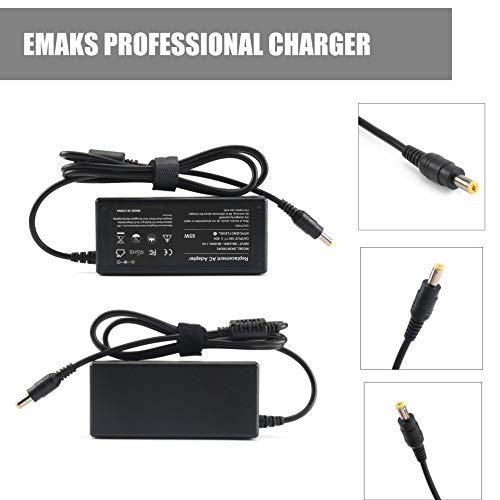 65W Ac Adapter/Laptop Charger/Power Supply for Acer Aspire 5 A515 A515-43 A515-51 :A515-43-R19L A515-51-58HD A515-51G-84SN A515-51-3509 A515-52-78MD A515-51G-53V6 A515-43-R5RE by Emaks - Image 4
