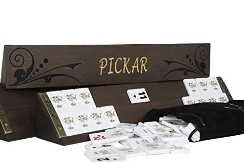 Juego de Rummy de Madera Personalizado con Estuche miniatura 4