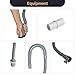 10FT Washing Machine Drain Hose - Flexible Dishwasher Hose Extension Kit, Universal Washer Corrugated with 1Adapter 4Clamps, U-Bend Holder, 3Drain Pipe Seal, Dishwasher Drain Hose, Washer Machine Hose