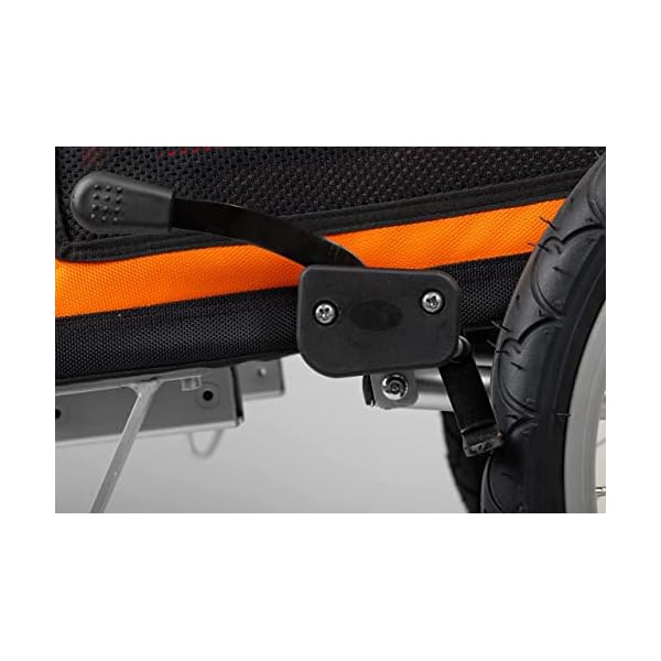 TrendPet DogBus M - gefederter Fahrradanhänger aus Aluminium für Hunde – Bild 4