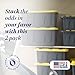 HOMZ 2-Pack Durabilt, Heavy Duty Plastic Storage Bins with Lids, 15 Gallon, Black/Yellow - Stackable Container Boxes for Home, Attic, and Garage Organization