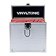 Vinyl Tonic Aufbewahrungskoffer aus Vinyl mit Tuch, 17,8 cm oder 30,5 cm, 3 Farben zur Auswahl, Silber, 17,8 cm, Koffer