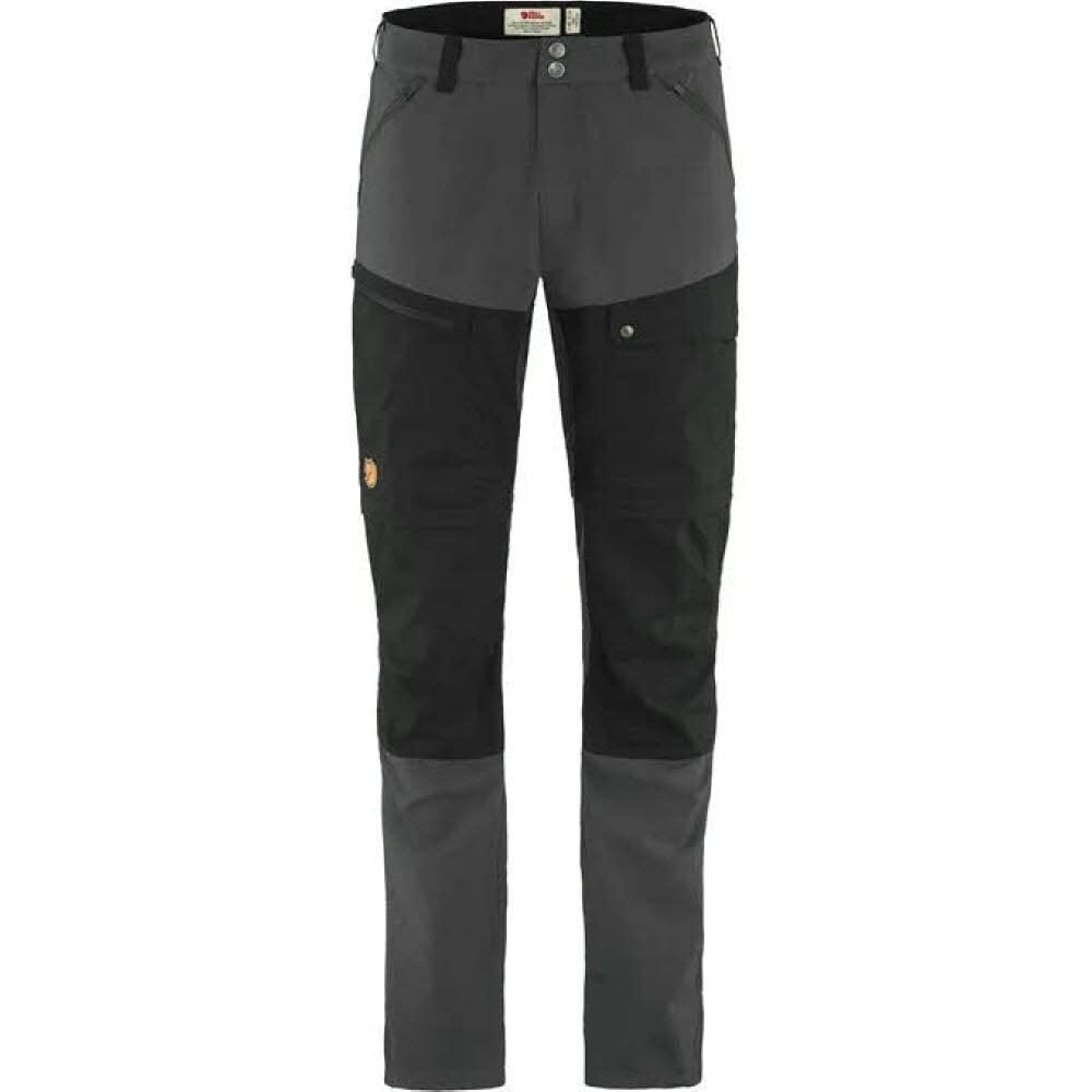 Fjallraven 81154-030-550 Abisko Midsummer Zip Off Trousers M Pants Men's Dark Grey-Black Size 56