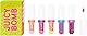essence JUICY BOMB lip oil set 02 POUT OF PARADISE, Lippenöl-Set aus 5 Shades, tropischer Duft, glänzendes Finish, für gepflegte Lippen, 5×2,4ml