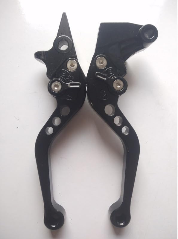 Autofetch Bike Adjustable Clutch and Brake Lever (Set of 2) (Black) Compatible with Bullet Standard 350 Twin Spark-image-1