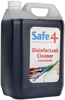 SAFE 4 Disinfectant Cleaner Ready to Use Clear : Amazon.co.uk: Business ...