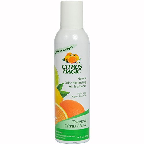 Citrus Magic Natural Odor Eliminating Air Freshener Spray, Tropical Citrus Blend, 7-Ounce by Citrus Magic