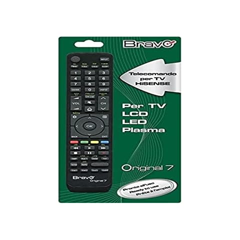 Mando a Distancia Bravo Original 7 IR TV Botones Cover
