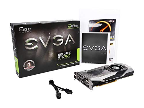 Evga Geforce Gtx 1070 08g-p4-6170-rx Founders Edition, 8gb Gddr5, Led, Dx12 Osd Support (pxoc) Graphics Card