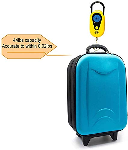 American Weigh Scales AMW-SR-20 Yellow Digital HanGinG Scale, 44lb by 0.02 LB