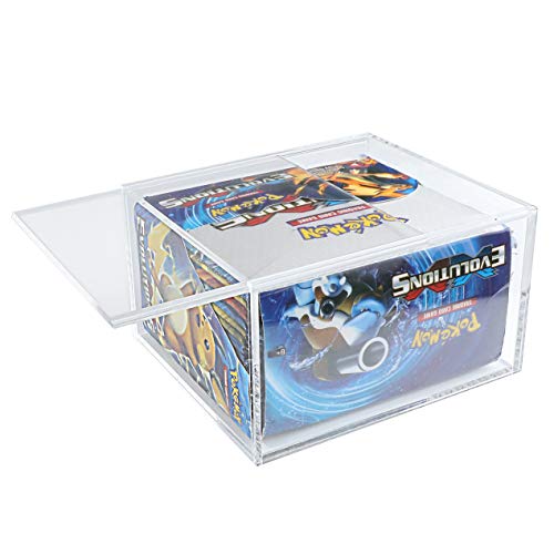 Dingelex Pokemon Acrylic Booster Box Display Case Box Dingelex Pokemon Acrylic Booster Box Display Case Box