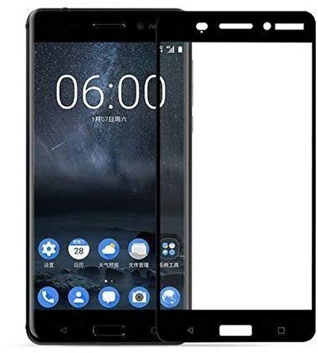 RESOLUTE Edge to Edge 9H Tempered Glass Screen Protector for Nokia 5 - Pack of 1 (Black) (B0CVF2LPZ4) Amazon Price History, Amazon Price Tracker