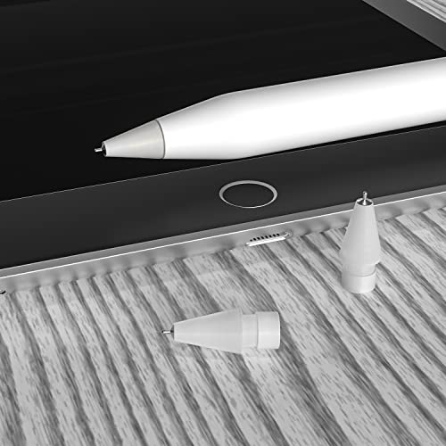 Upgraded Pencil Tips fits for Apple 2nd 1st Gen USB-C Version iPad Pro Pencil,0.78mm No Wear Out Fine Point Precise Control Apple Pen Tip, Write Like A Real Pen,White - Image 6
