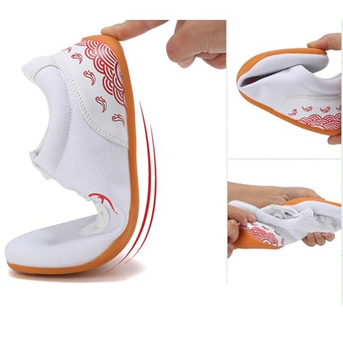 Children's Martial Arts Shoes,Tai Chi Shoes,Child Canvas Shoes,Martial Arts Training Shoes,Kung Fu Performance Training Shoes with Cow Tendon Soles3