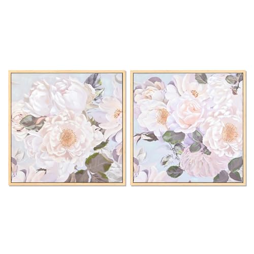 CUADRO LIENZO PS 80X4X80 FLORES 2 SURT.