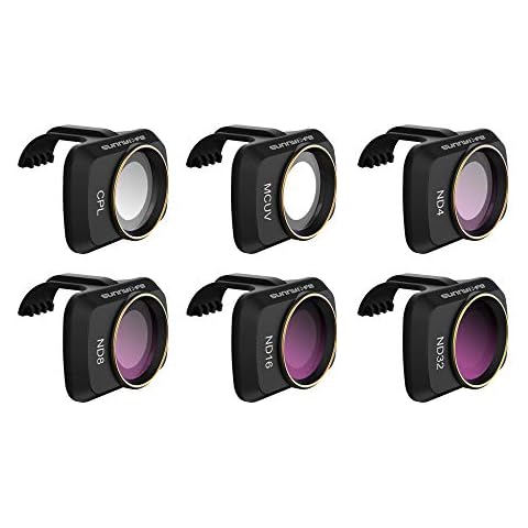 Hensych Camera Lens Filter for Mavic Mini/Mavic Mini 2/Mini SE Drone,MCUV CPL ND NDPL Filter High Transmittance Integrated Modeling Frame(MCUV+CPL+ND4+ND8+ND16+ND32) Cover