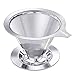 Verter sobre cafetera con soporte , Filtro reutilizable Manual Coffee Dripper Brewer, Portable Coffee Pour Over Maker Perfecto para el hogar o la oficina