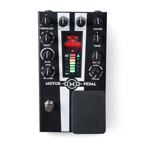 Gamechanger Audio Motor Pedal Electro-Mechanical Synth Voice and Harmony Pedal with Pitch Shifter, Pitch Tracking and Pressure-Sensitive Foot Controller