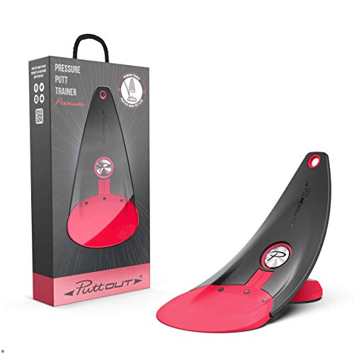 PuttOut Perfeccione su de Golf Premium Pressure Putt Trainer, Unisex-Adult, Coral Cover