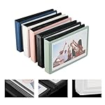 4x6 Small Photo Album Holds 29 Pictures,Horizontal Photo Slots, Portable Wallet Photo Book for Wedding,Anniversary, Baby, Family (Black) - Image 4