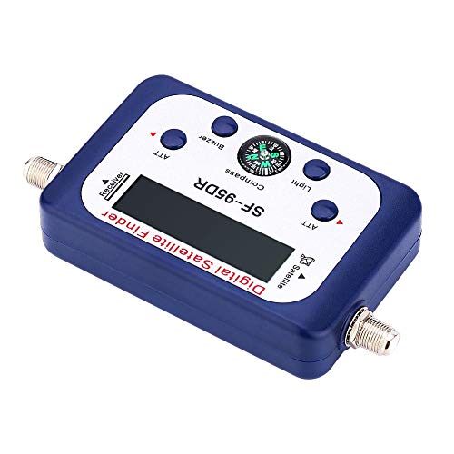 Digital Satellite Finder, Lcd Screen Satellite Detection Satellite Measuring Device Signal Strength Dish Sat Compass With Built In Signal Alarm Buzzer #TOP2