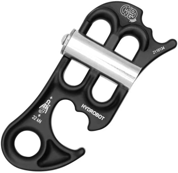 Kong Italy Hydrobot Canyoning Descender – Adjustable Rope Device with Auto-Locking and Magnet Retention