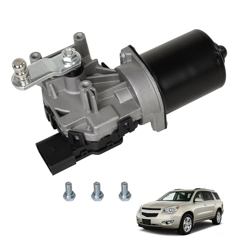 Yongtoparts Front Windshield Wiper Motor 68030272AA Compatible with Chevrolet Traverse Uplander Sebring, Buick Enclave Terraza, Dodge Avenger Journey, Acadia, Outlook Replace OE 68044087AA 12335832