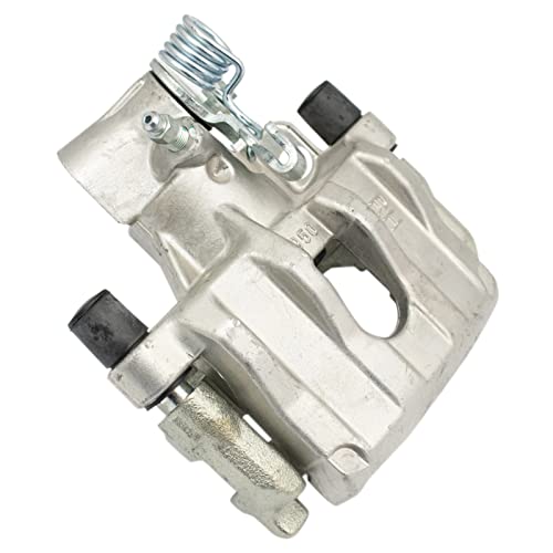 Image of TRQ Rear Driver and Passenger Side Brake Caliper Set Caliper Brackets Hardware Compatible with 09-13 Mazda 3 i