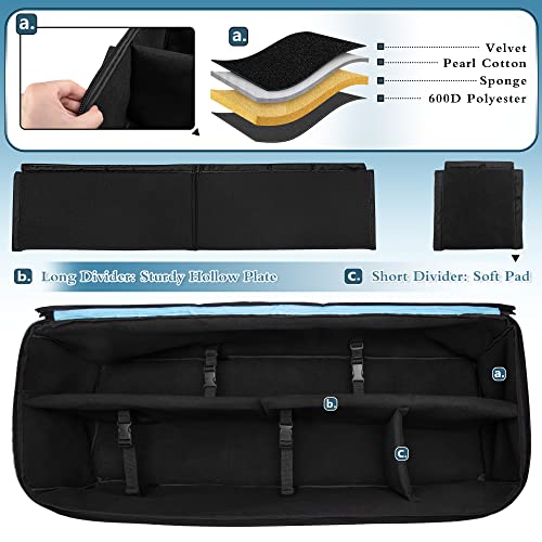 samdew Astronomical Telescope Case, 40.8" Large Telescope Storage Bag for Telescope Tube & Tripod, Soft Padded Telescope Accessories Carry Case & Counterweight Bag Compatible with Celestron Telescope by samdew - Image 2
