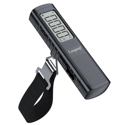 Battery-Free Handheld Luggage Scale, 110lbs/50kg Portable Digital...