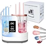 3 IN 1 Electric Makeup Brush Cleaner Machine With Makeup Brush Dryer-Holder-Portable Automatic USB Cosmetic Brushes Cleaner Tool for All Size Beauty Makeup Brush Set,Contour, Eyeshadow, Blush Brush
