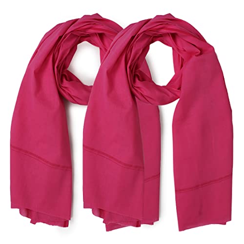 Image of Cotton Skin Friendly Summer Shrink Proof Bath Towel Pure Cotton Gamcha Soft 100% Men Boys All Purpose Living Handloom Dark Pink Pack 02