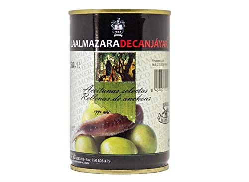 Aceitunas selectas rellenas de anchoa lata 130 g