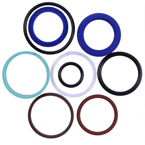 Image of 7J266-63400 Front Loader Boom & Bucket Cylinder Seal Kit Compatible with Kubota L2800DT L2800F L3400DT L3400F L3700SU L3130DT L3130F L3430DT