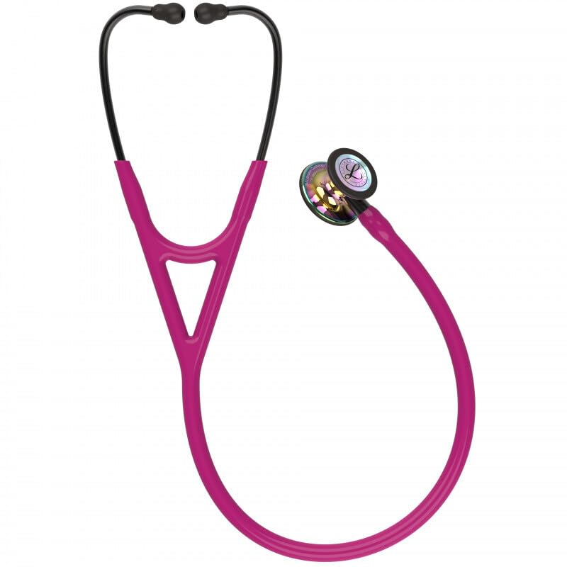 Stetoscopio 3M Littmann Cardiology IV con Incisione Gratuita + Penlight (Lampone/Rainbow Edition/High Polish/Smoke Stem)