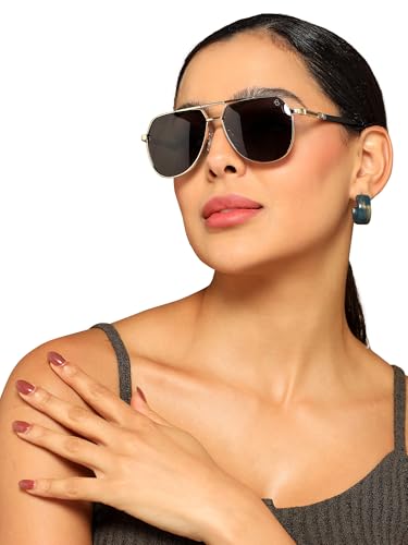 Image of EYEJACK by Voyage UV Protected & Polarized Aviator Sunglasses for Men & Women